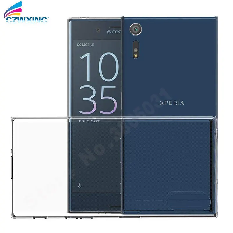 Чехол для Sony Xperia XZ силиконовый прозрачный чехол из ТПУ телефона Dual F8332 F8331 / XZs G8232