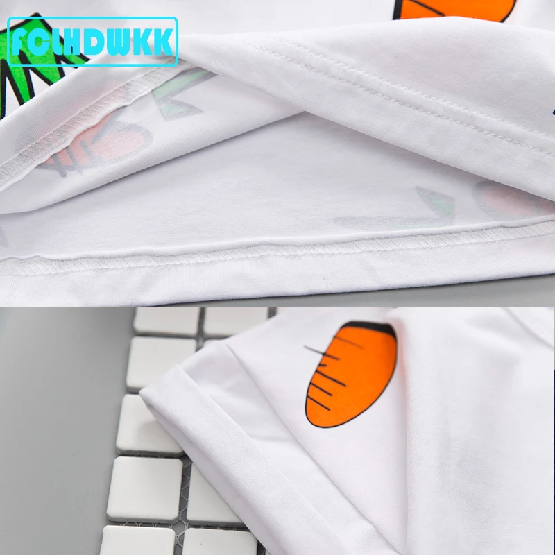 Повседневный летний комплект одежды для маленьких мальчиков летней с принтом