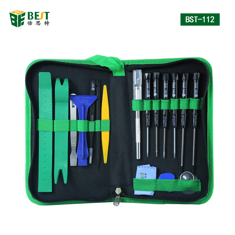 

BST-112 mobile phone screwdriver tool kit set Electronic bits Mobile Cell Phone Repair set hand tools set