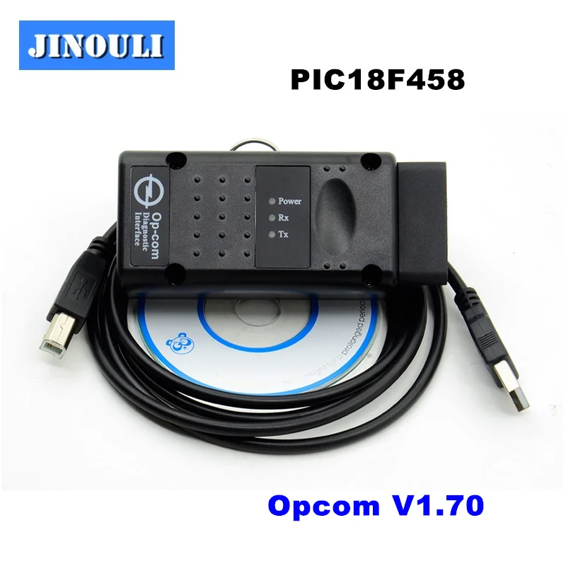 2018 Новый OPCOM V1.70 PIC18F458 для диагностики автомобилей Opel сканер OP COM 1 70 OBDII интерфейс