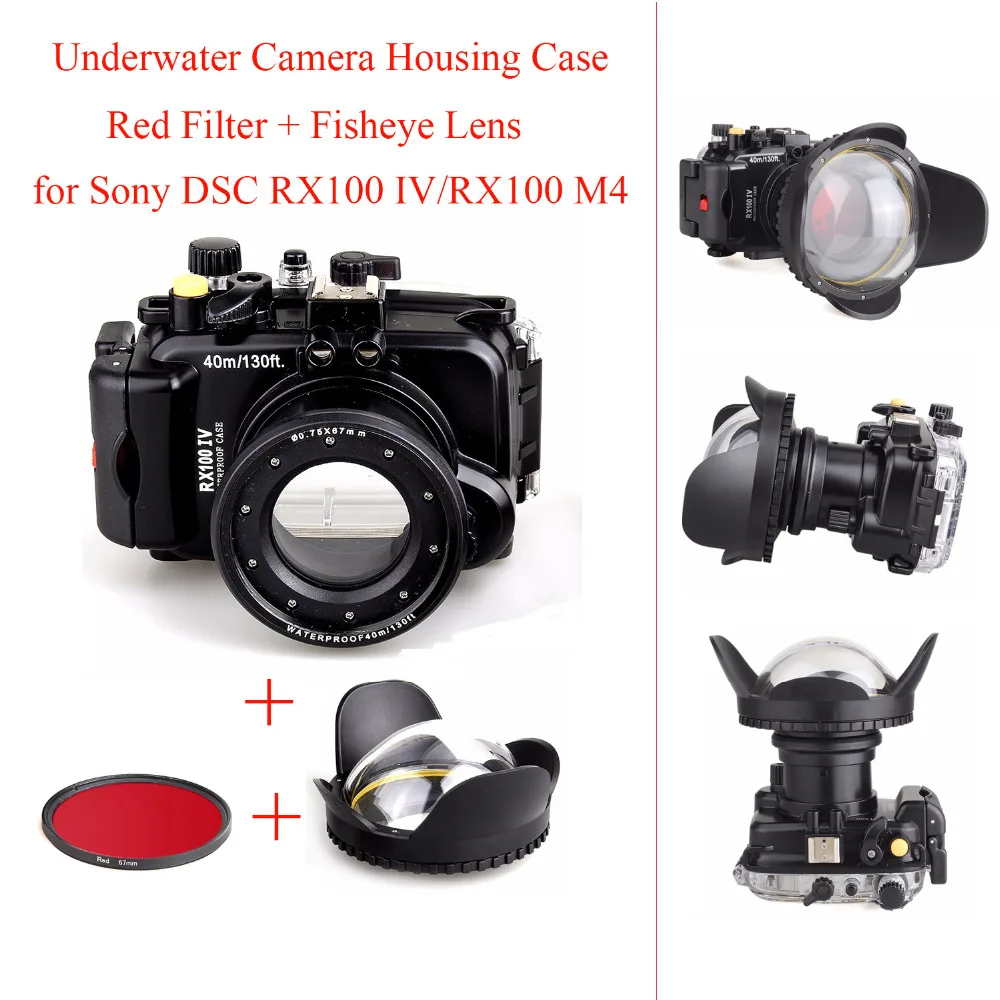Чехол для подводной камеры Sony DSC RX100 IV/RX100 M4 водонепроницаемый чехол 40 м/130 футов
