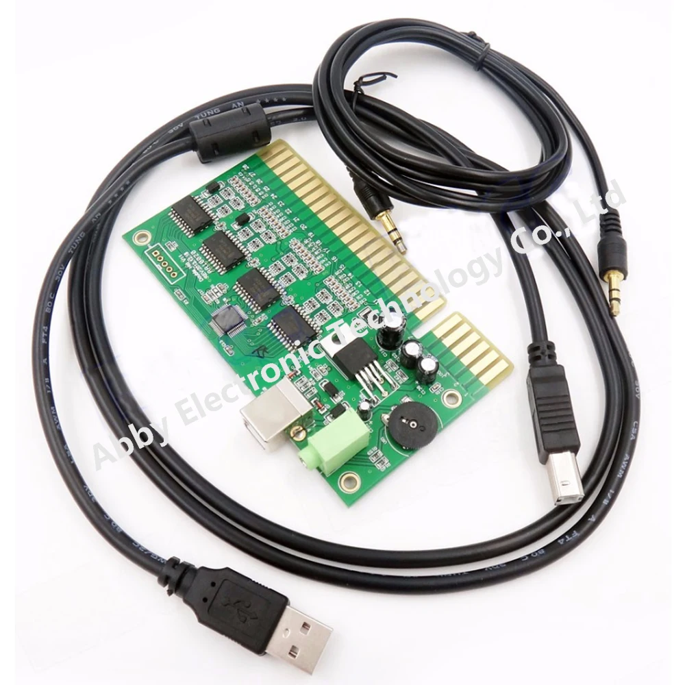 

2 Player USB PC to Jamma Pcb Arcade Control JAMMA TO PC