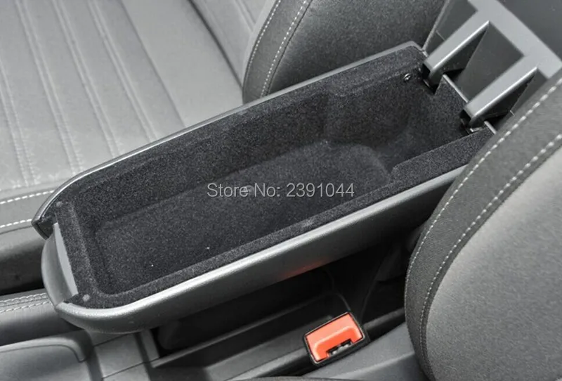 Быстрая подходит для VW NEW POLO 2011- хэтчбек седан Автомобильный Центр подлокотник консоль коробка подлокотник черный цвет автомобильные аксессуары