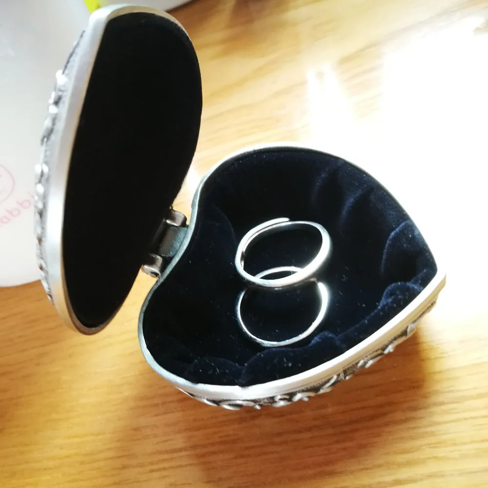 Свадебный подарок ювелирный чехол металлическая шкатулка для украшений