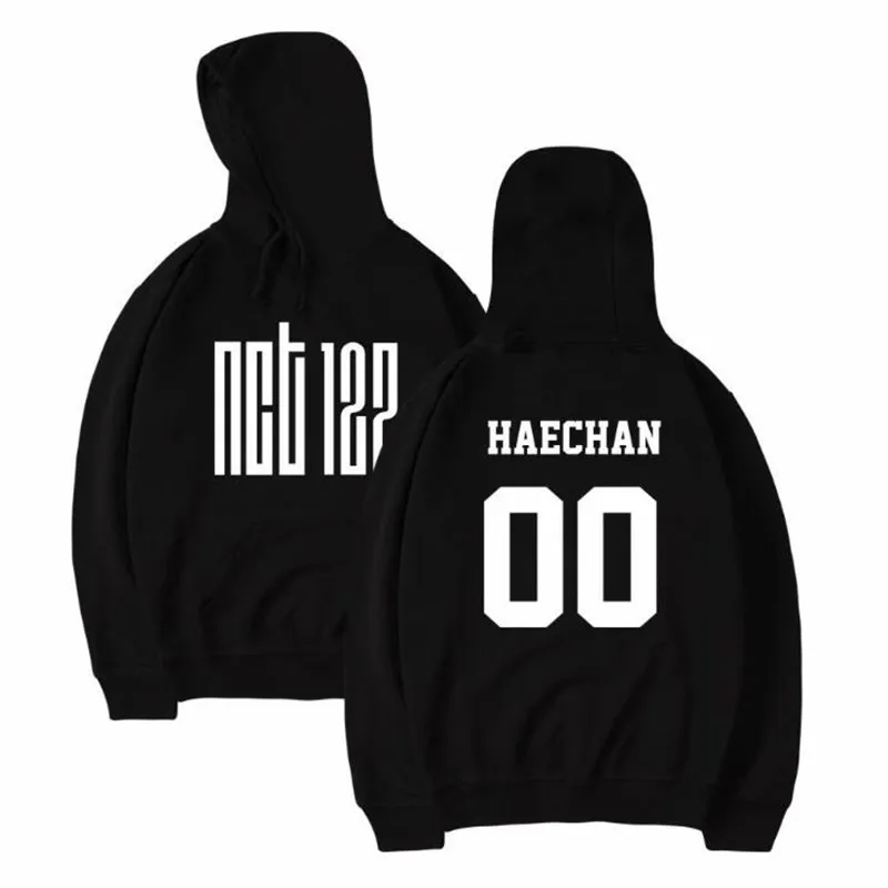 Толстовка с капюшоном Kpop NCT U 127 для концертов мужчин и женщин Повседневная