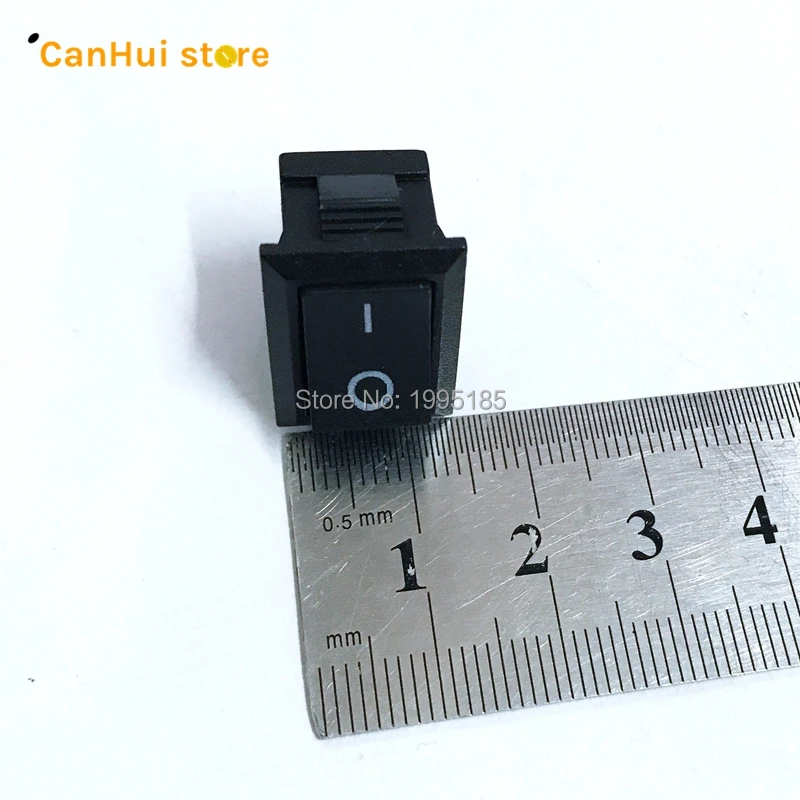 10 шт. 21*15 мм SPST 2PIN ВКЛ/ВЫКЛ перекидной клавишный выключатель 6A/250VAC Приборная панель автомобиля красная кнопка при потере 15*21 переключатель 21x15