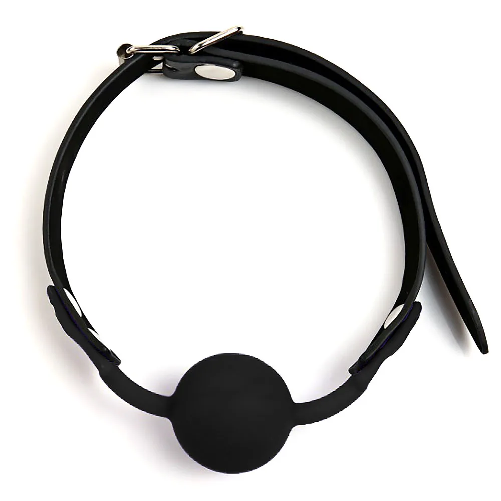 Fetish Erotic Silicone Mouth Gag Ball Leather Bondage Restraint Strap Sex Toy | Красота и здоровье
