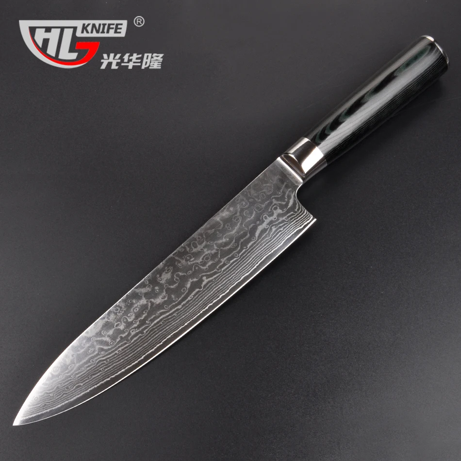 Нож шеф повара Дамаск японский умный резак для женщин точилка ножей cuchillos de cocina