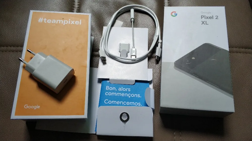 Разблокированный Google Pixel 2XL сотовый телефон 6," P-OLED экран Qualcomm835 4 Гб ram 64 Гб/128 ГБ отремонтированный телефон