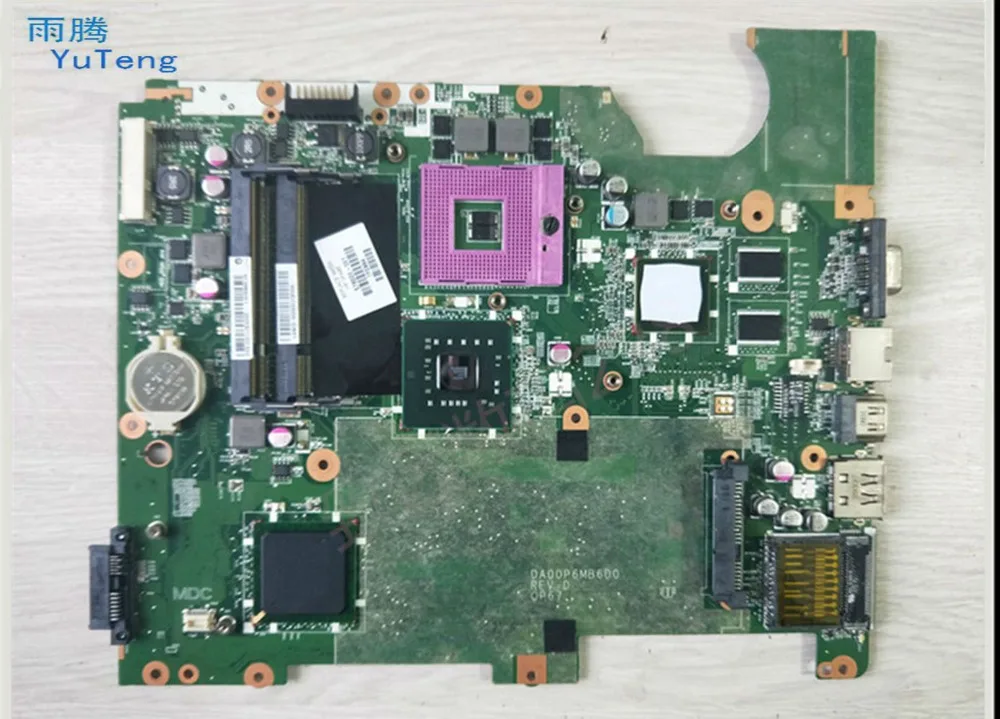 

578000-001 for HP CQ61 G61 laptop motherboard DA00P6MB6D0 PM45 chipse tN10M-GE2-S 100% test shipping