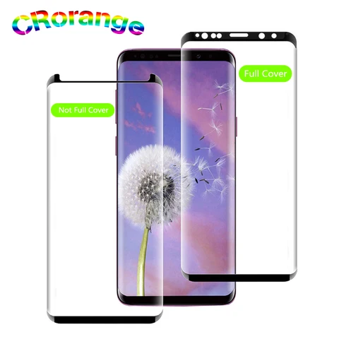 Защитное стекло с полным покрытием экрана для Samsung S8 S9 Plus, Защитная пленка для Galaxy S10 Plus Note9 8 S21 S20 ultra