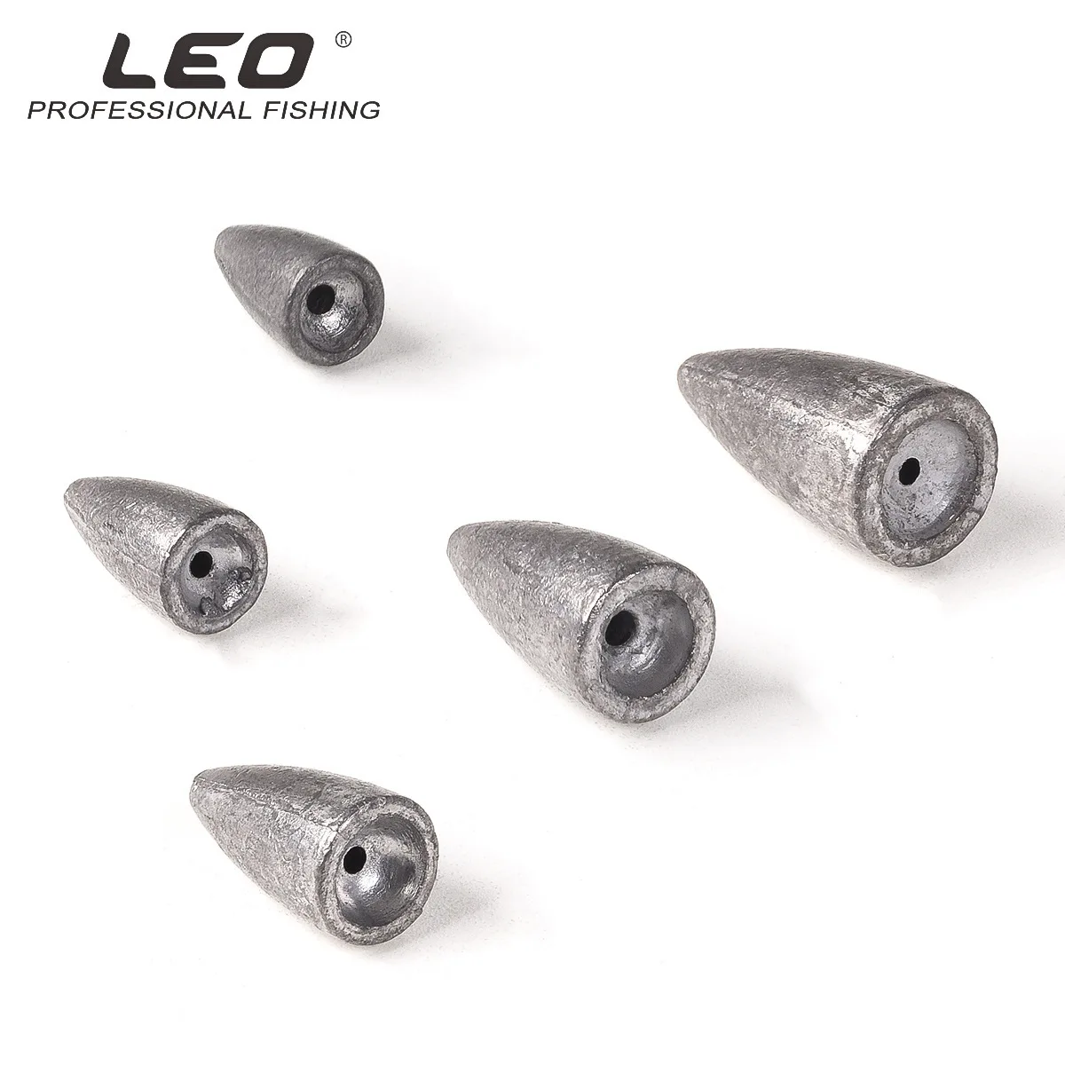 1 Pack LEO Fishing Lures 27912 Bullet Lead Sea Sinker Plumb Bob Throwing Tackle Drop Pesca | Спорт и развлечения