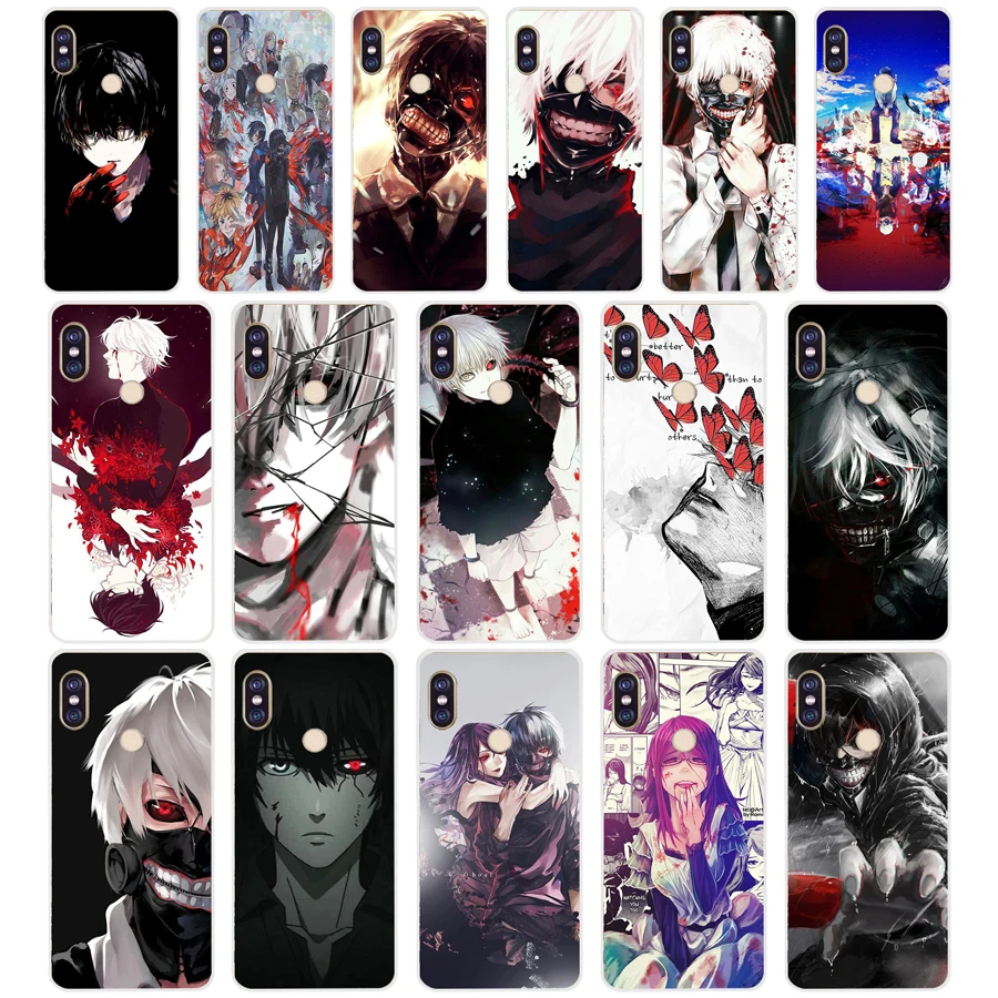 Чехол из мягкого силикона и ТПУ для xiaomi redmi 6 pro 5 plus note 4 4x mi 8 284H Tokyo Ghoul аниме Kaneki Ken