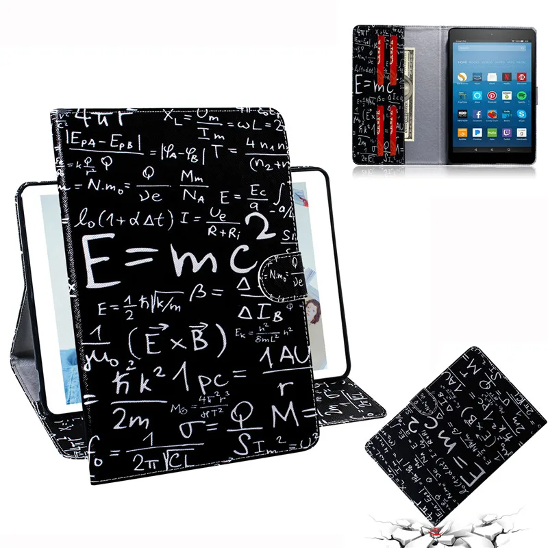 Чехол с откидной крышкой для чтения электронных книг Kindle Fire/Kindle Fire HD 10 2017 Планшеты
