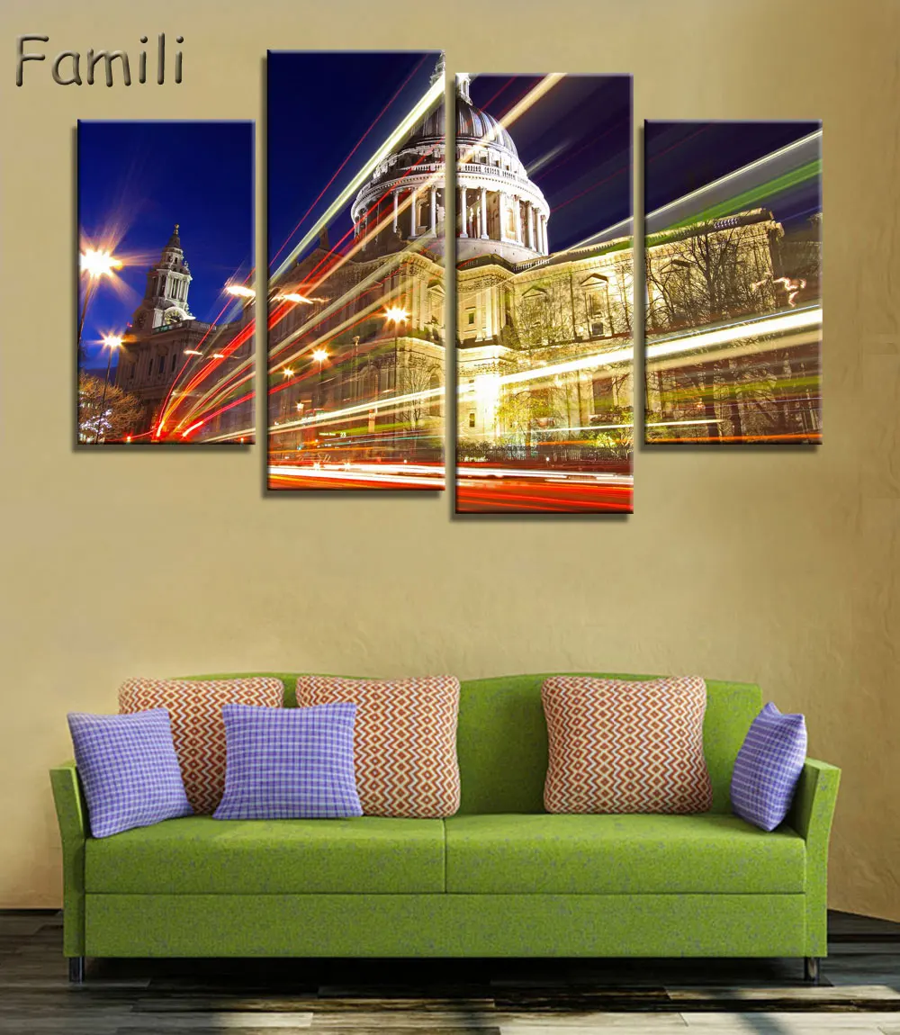 4 шт. картины с изображением современного искусства|london oil paintings|art paintingoil painting |