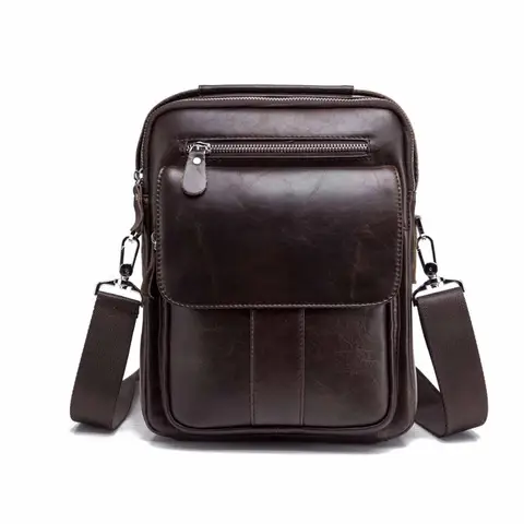 Качественная оригинальная кожаная мужская повседневная сумка-мессенджер через плечо, зеленая модная сумка через плечо, тоут для планшета 10 дюймов, Mochila, ранец, 5008-g