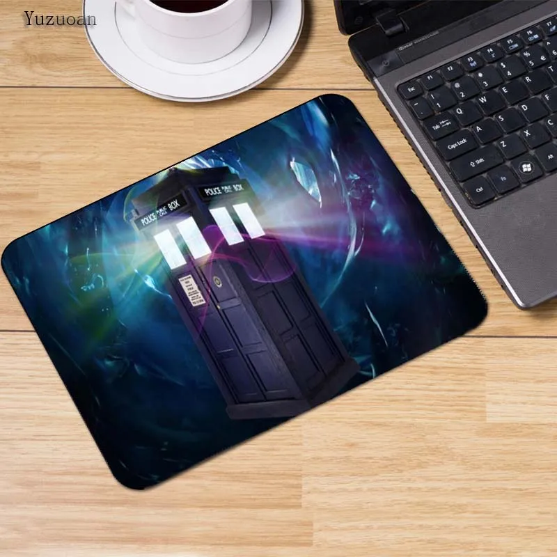 Yuzuoan Time Vortex Doctor who противоскользящая игровая клавиатура Коврик для мыши 180x220x2 мм и