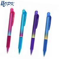 4pcsset rainbow color erasable pen press 0 5mm blueblack ink erasable pen for school office writing supplies stationery