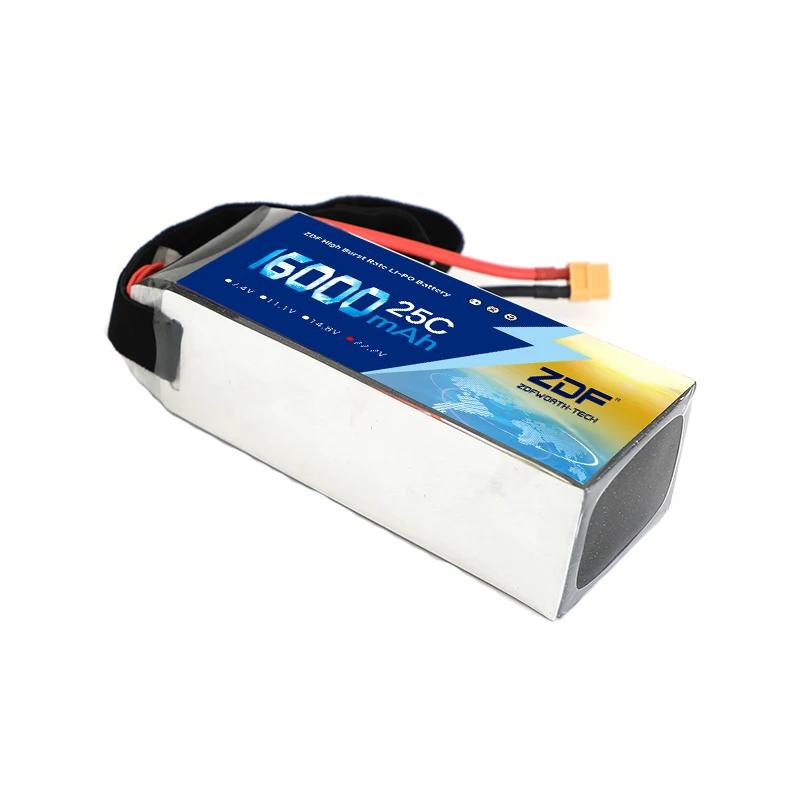 ZDF 4 шт./лот 6 S 16000 mah 22,2 V 25C Max 50C Lipo Drone FPV батарея для Квадрокоптеры вертолеты RC модели литий-полимерные