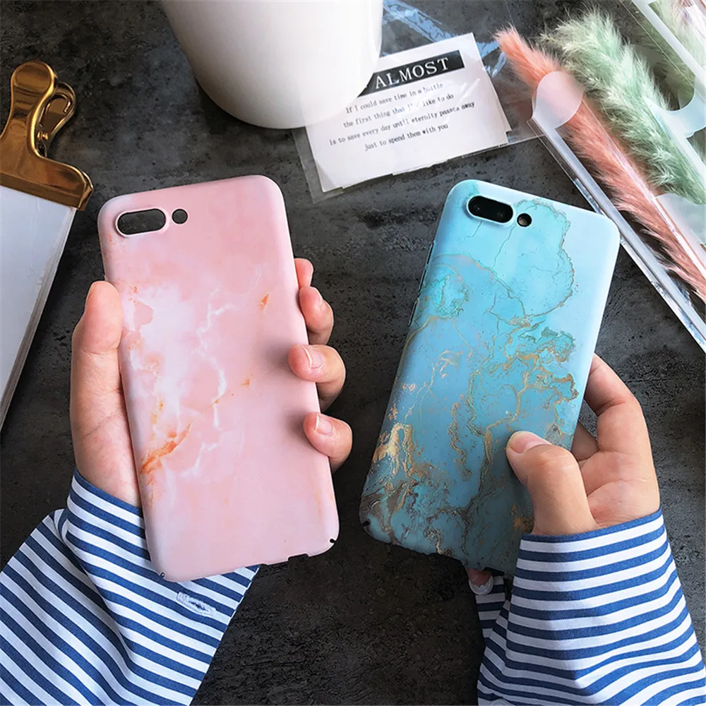 Простой гранитный мраморный чехол для телефона iPhone 5S SE 6 6S 7 8 Plus роскошный