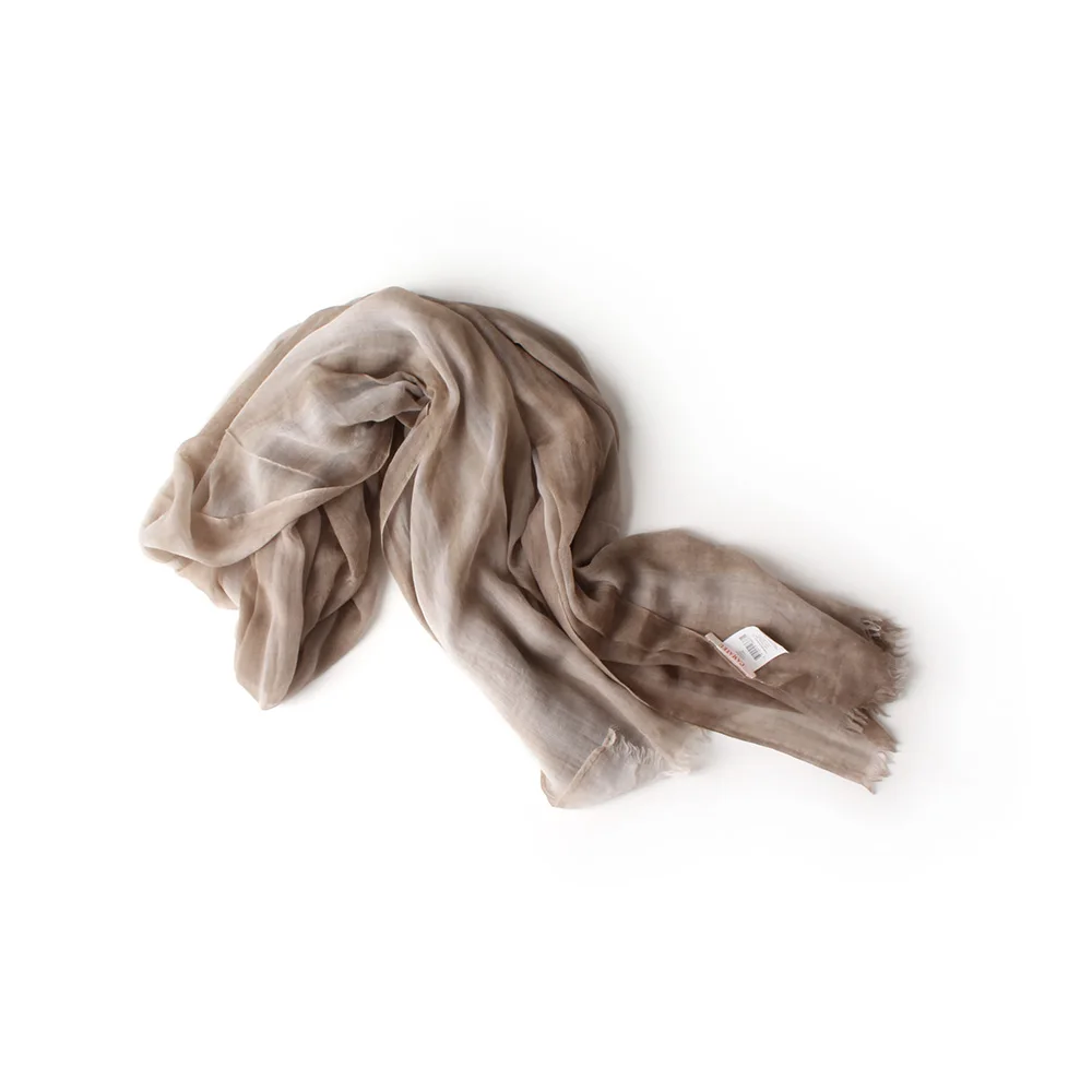 Галстук окрашенные градиент цвета 100% вискозные шарфы женские бахромой мягкий