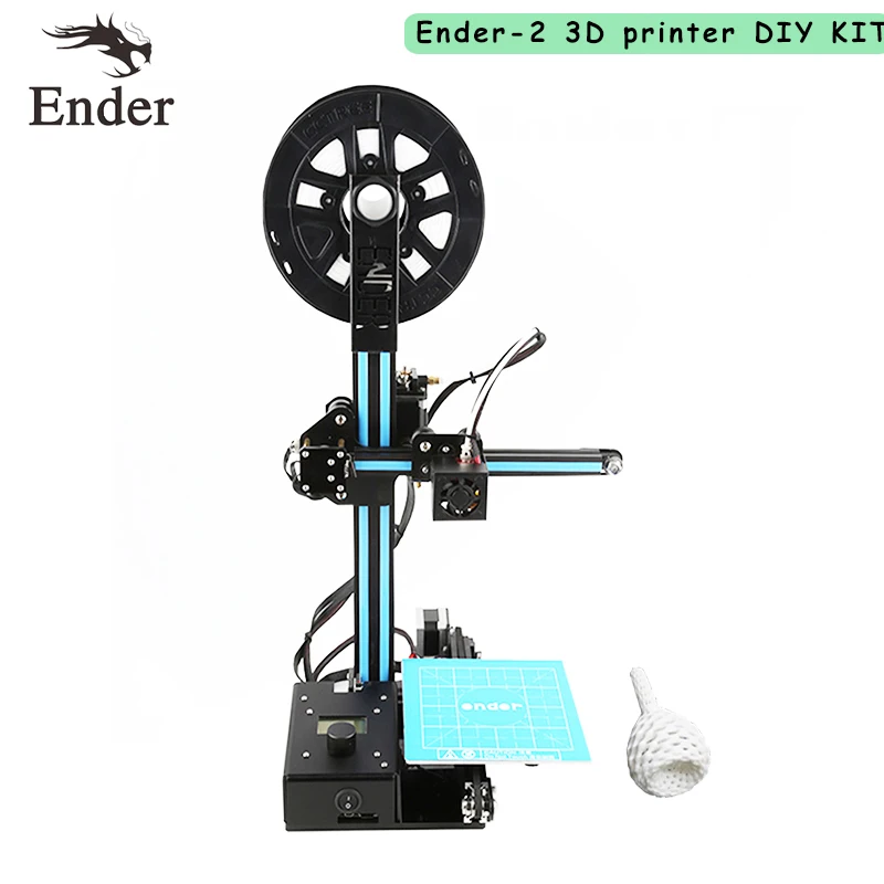 Ender 2 3D принтер DIY комплект Reprap prusa i3 мини машина с нитью 8 г SD карта Hotbed инструменты