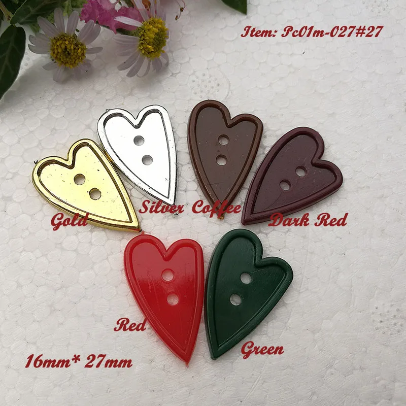 48/100 шт. пуговицы в форме сердца 27/18 мм|button water|heart coasterheart button |