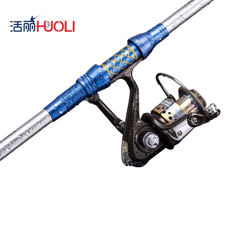 HUOLI 2.1m/2.4m/2.7m/3.0m/3.6m Carbon Superhard Ocean Telescopic Fishing Rod Set Fly Tackle | Спорт и развлечения