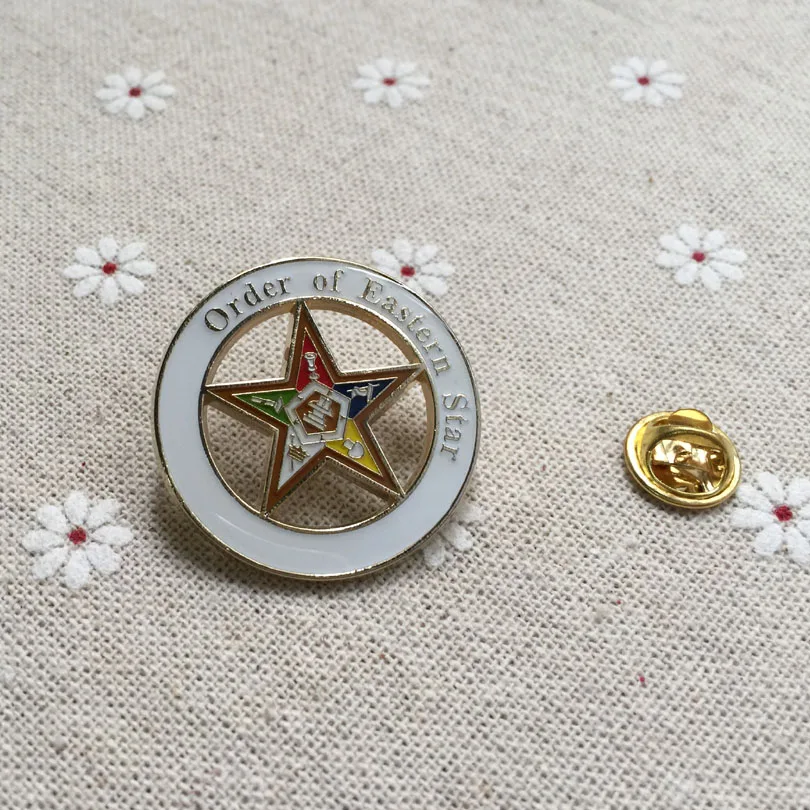 Заказ Восточной звезды брошь для каменной кладки масонский отворот булавка