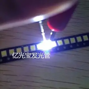 100 шт./200 шт. 3528 2835 SMD светодиодный 1 Вт 350мА холодный белый лм для ЖК подсветки