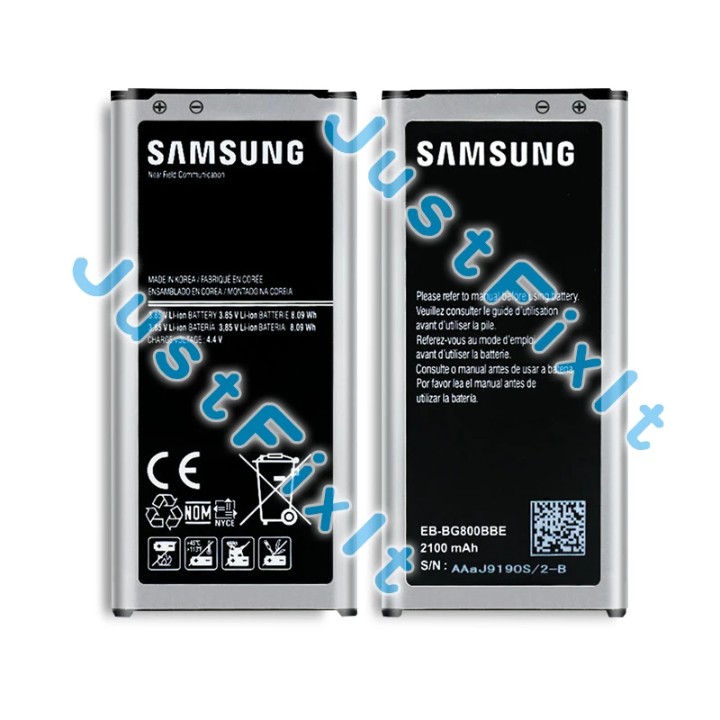 Оригинальный EB BG800BBE Батарея для samsung Galaxy S5 мини G800 G800F G800H G800A G800Y G800R 2100 мАч с