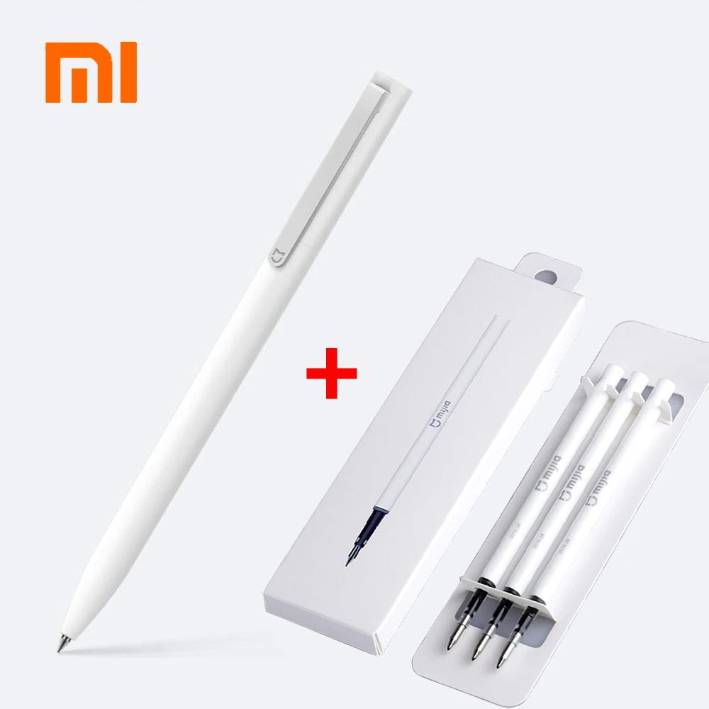 

Original Xiaomi Mijia 9.5mm Signing PREMEC Smooth Switzerland MiKuni Japan Black Refill Ink Durable Signing Mi Pens