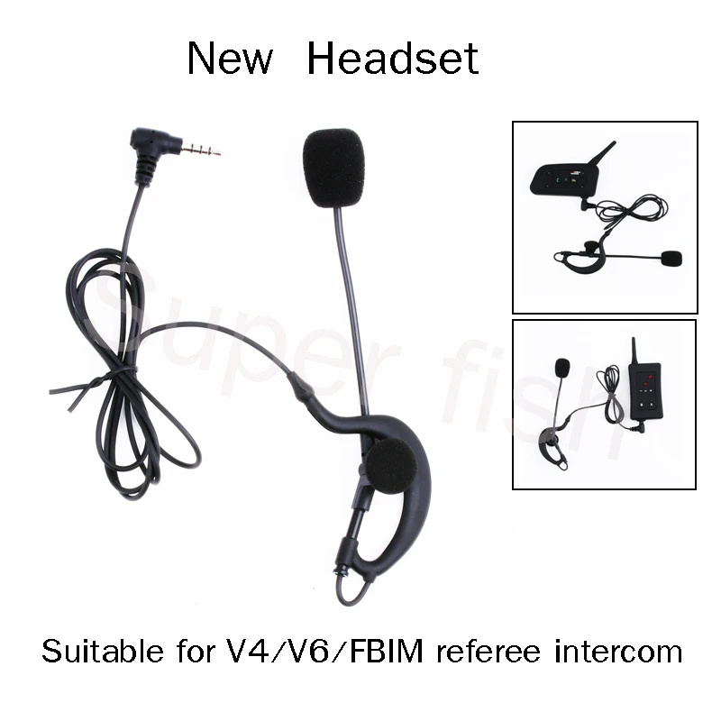 Гарнитура для шлема Vnetphone гарнитура тренера рефери Bluetooth наушники V4/V6/FBIM
