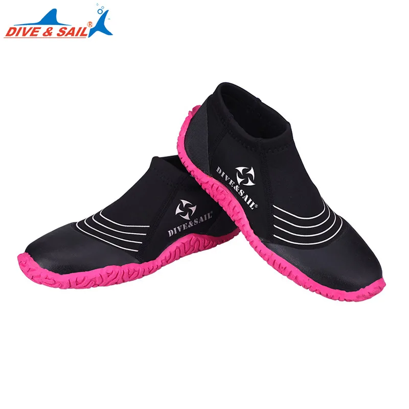 Погружение и парус 3 мм неопрена Аква обувь Анти-Царапины противоскользящая