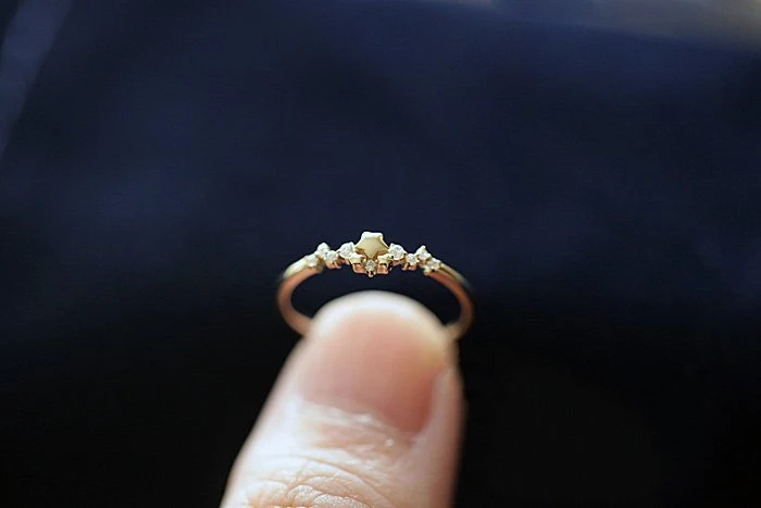 New Slim Simple Zircon Engagement Wedding Ring Love Female Jewelry | Rings