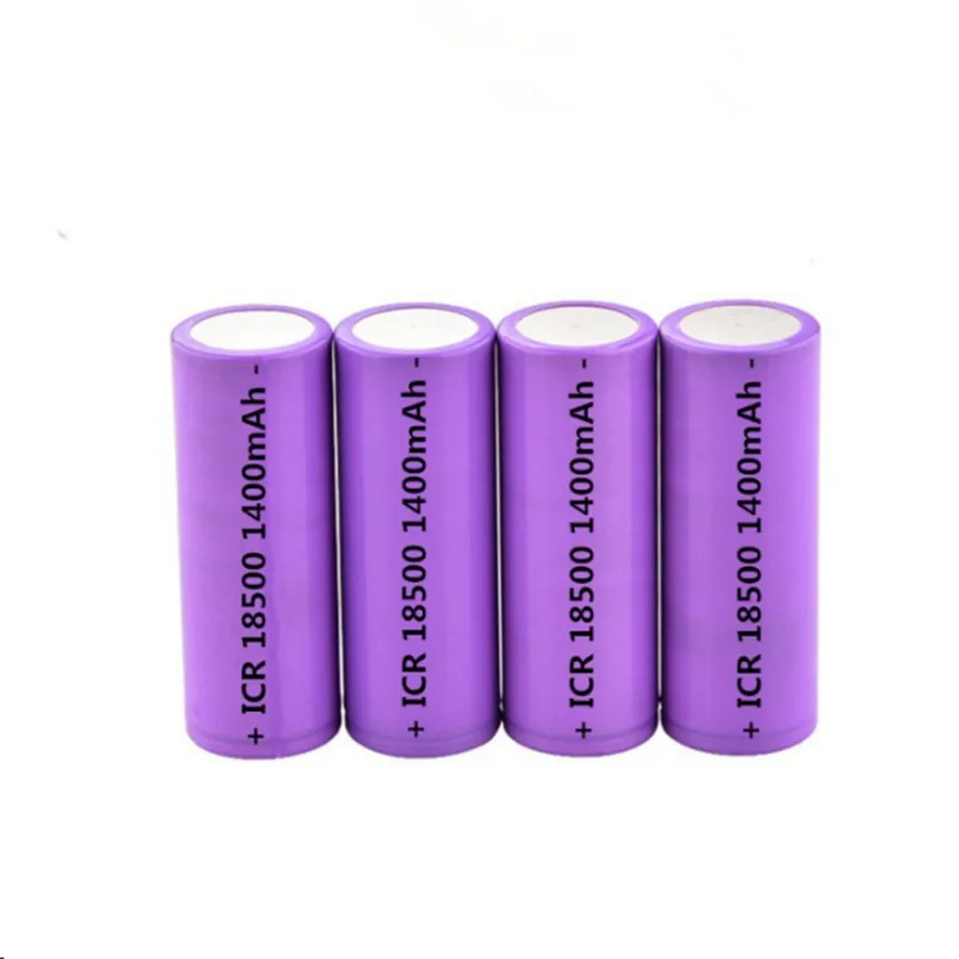 8 шт./лот 3 7 V 18500 1400mAh перезаряжаемая литиевая батарея сильный свет фонарик анти