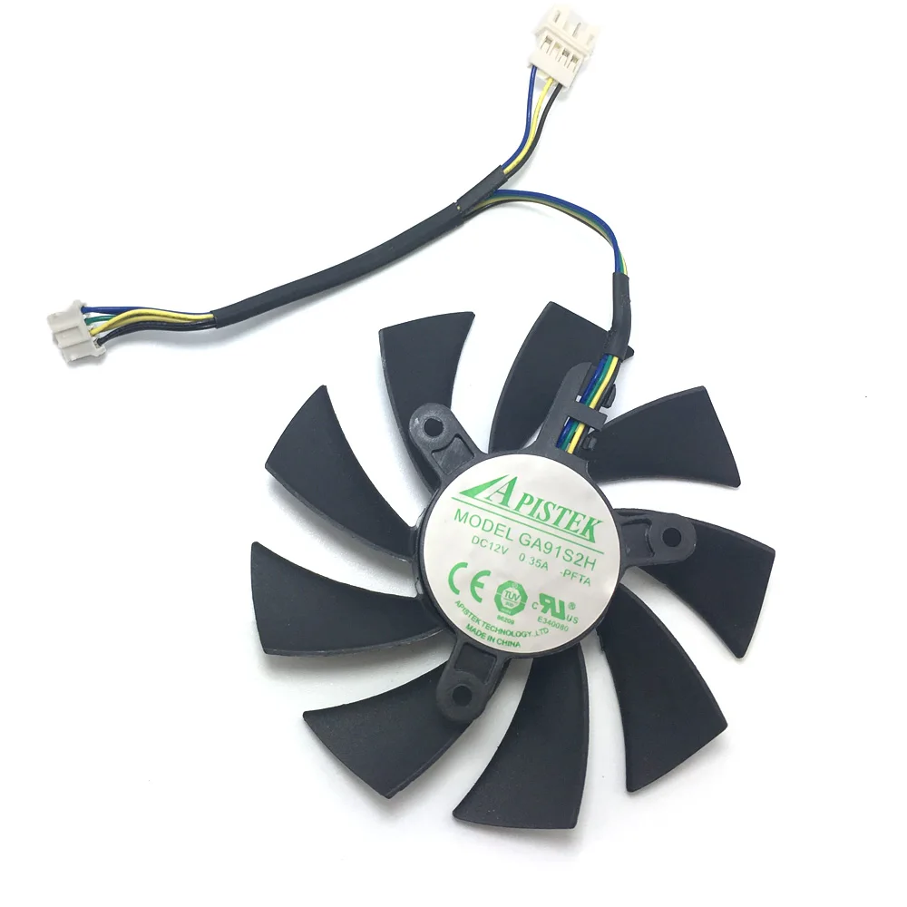 87 мм GA92S2H GA91S2H GAA8S2U вентилятор охлаждения для ПК для ZOTAC GTX 1060 1070 Ti MINI HA 1080 Ti мини GPU Графический карта охлаждающий вентилятор