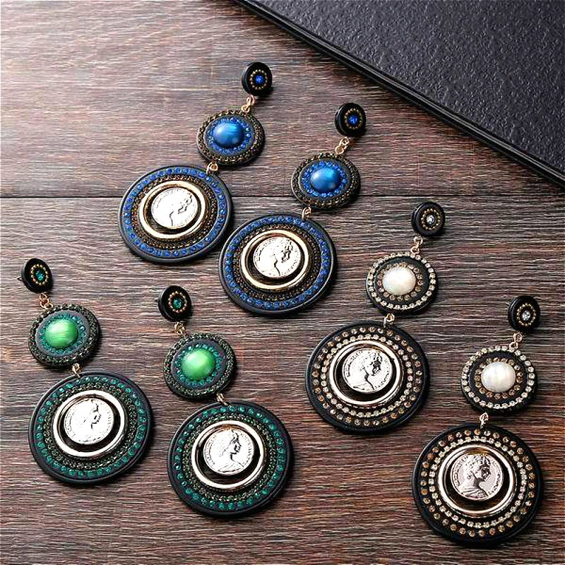 Женские винтажные акриловые серьги Boucle D'oreille Femme Pendientes Mujer Moda Brincos корейские