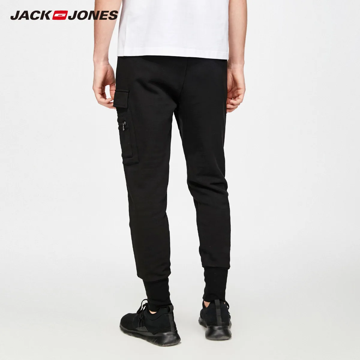 Jack Jones мужские хлопковые повседневные брюки бегунов Брюки уличные |