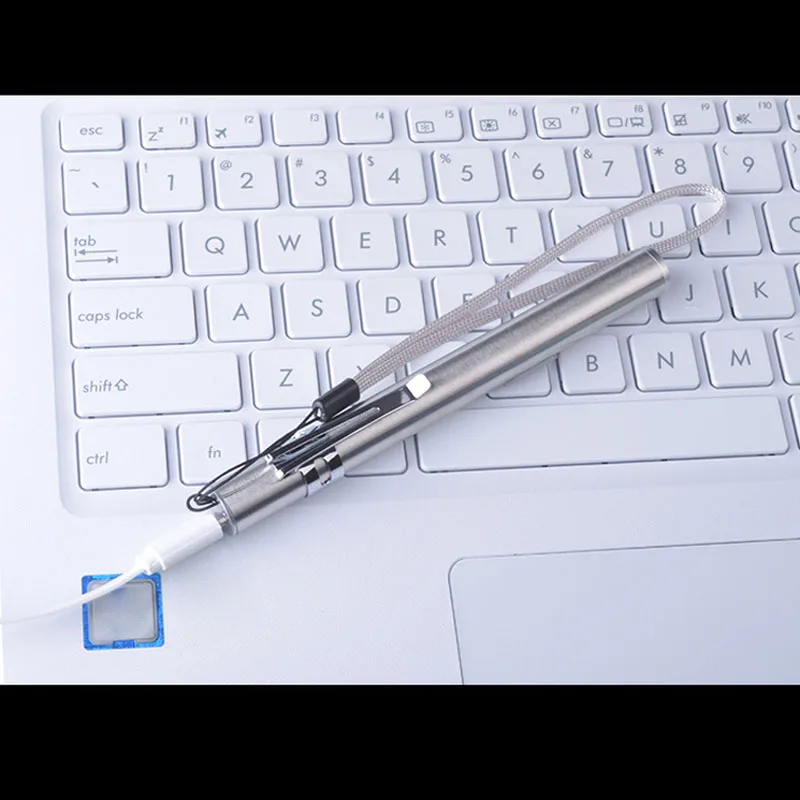 Новый USB Перезаряжаемый светодиодный фонарик мощная Водонепроницаемая ручка