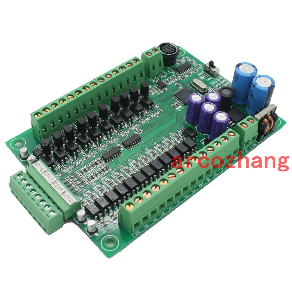 Программируемый логический контроллер FX1S EX1S 22MT RS485 4 канальный аналоговый plc