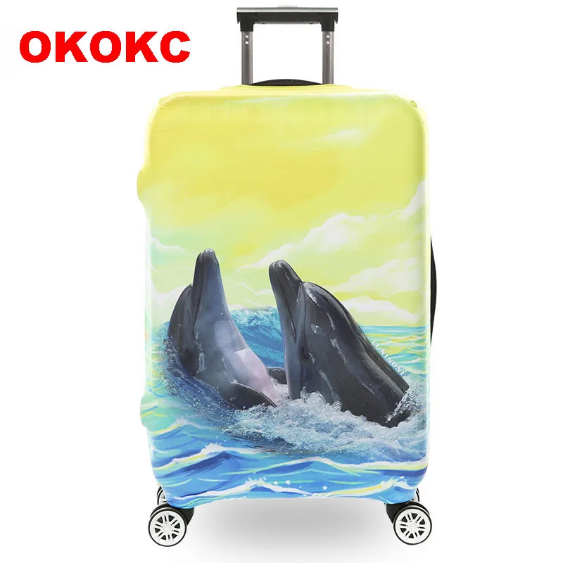 Плотный чехол OKOKC для багажа с двойным журавлем защитный дорожного костюма