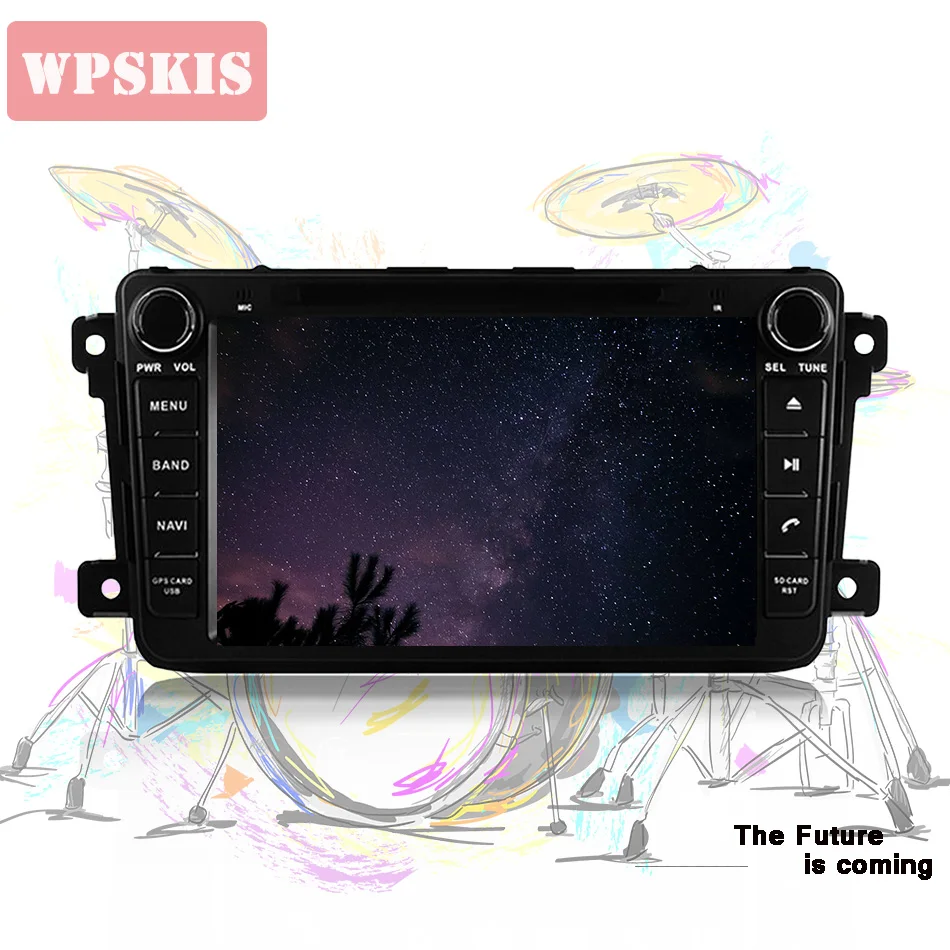 2 din Восьмиядерный Android 9 0 автомобильный DVD плеер Аудио Видео a/v gps система для MAZDA CX9