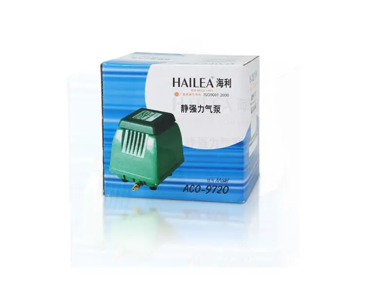 HAILEA ACO 9720 большой воздушный насос для рыбного пруда и аквариума супер тихий