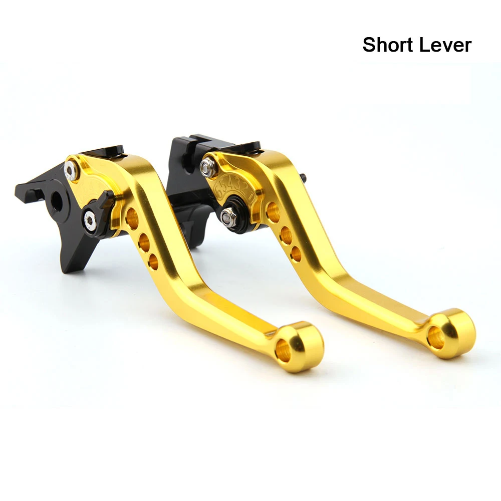 Short-Gold Рычаги с ЧПУ для Kawasaki Z250SL- NINJA 250R 2008-2012 VERSYS 300X- Ninja 400 Рычаги Тормозная система сцепления - Цвет: Short-Gold