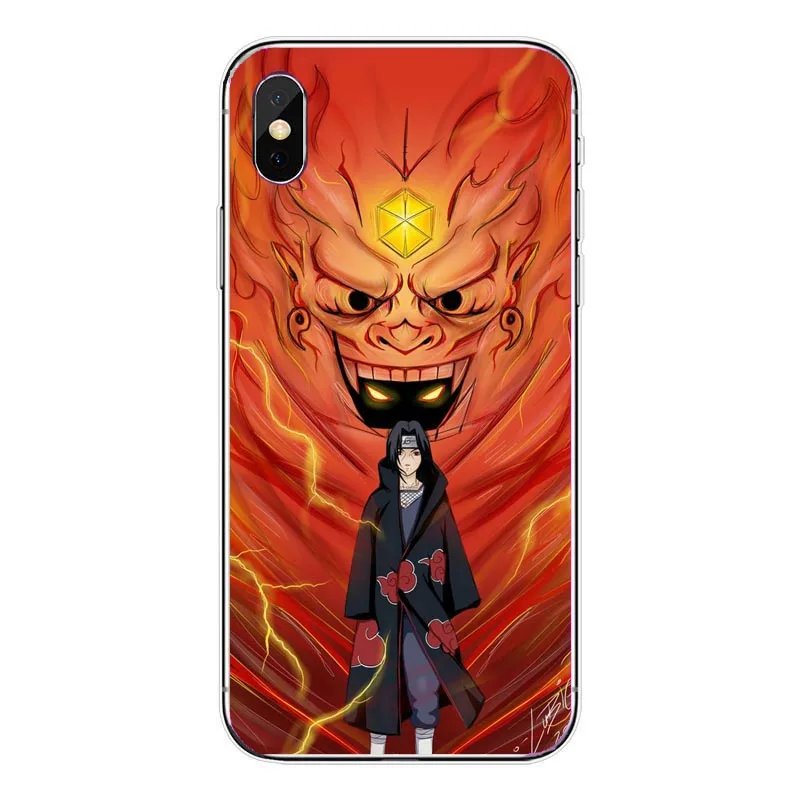 Жесткий чехол из поликарбоната с аниме Наруто Акацуки для iphone XS MAX 8 8Plus 7 7Plus 6S Plus SE Classic Naruto Cart Coque Shell