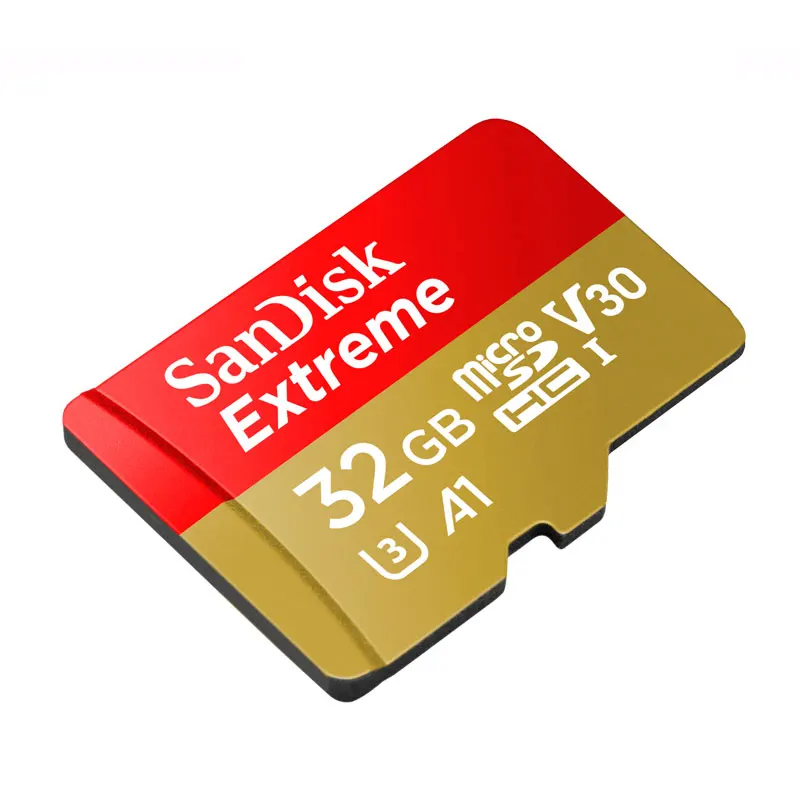 Двойной Флеш-накопитель SanDisk Extreme карты памяти 128 Гб 64 GB MicroSD карты 256 ГБ TF флеш-карта памяти на 32 Гб U3 Class10 SDHC/SDXC A1/A2 V30 4 K Full HD 160 МБ/с