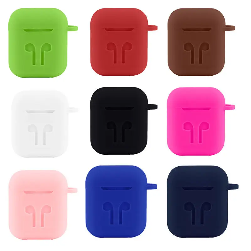 Новинка 2018 популярный Ударопрочный силиконовый защитный чехол для Apple AirPods