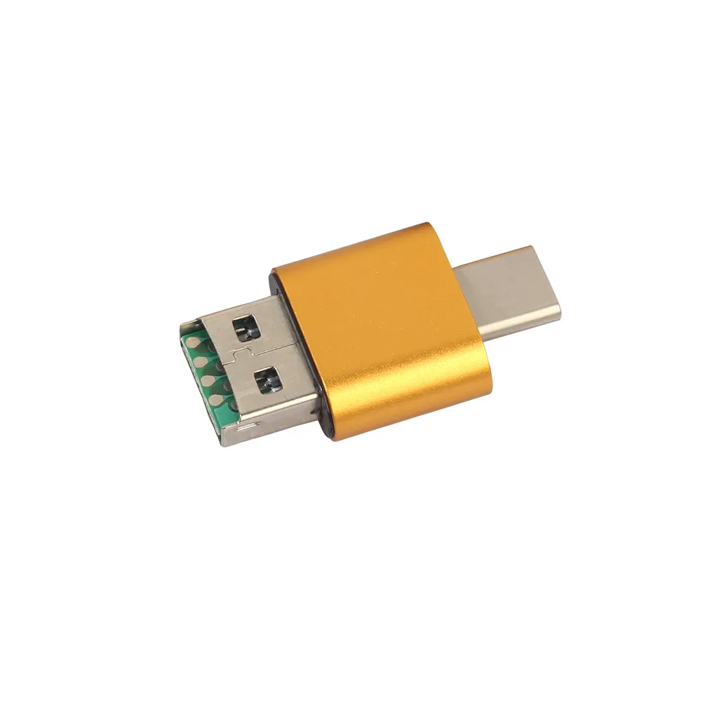 Портативный мини 2-в-1 микро TF карты ReaderType C до USB 2,0 Micro SD TF Card Reader адаптер