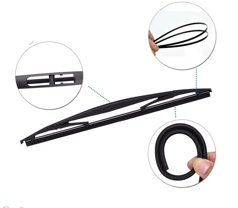 12 &quotдворники заднего стекла для лобового Mitsubishi Pajero 2010 2011 2012 2013 Outlander 2008 2013|wiper blades
